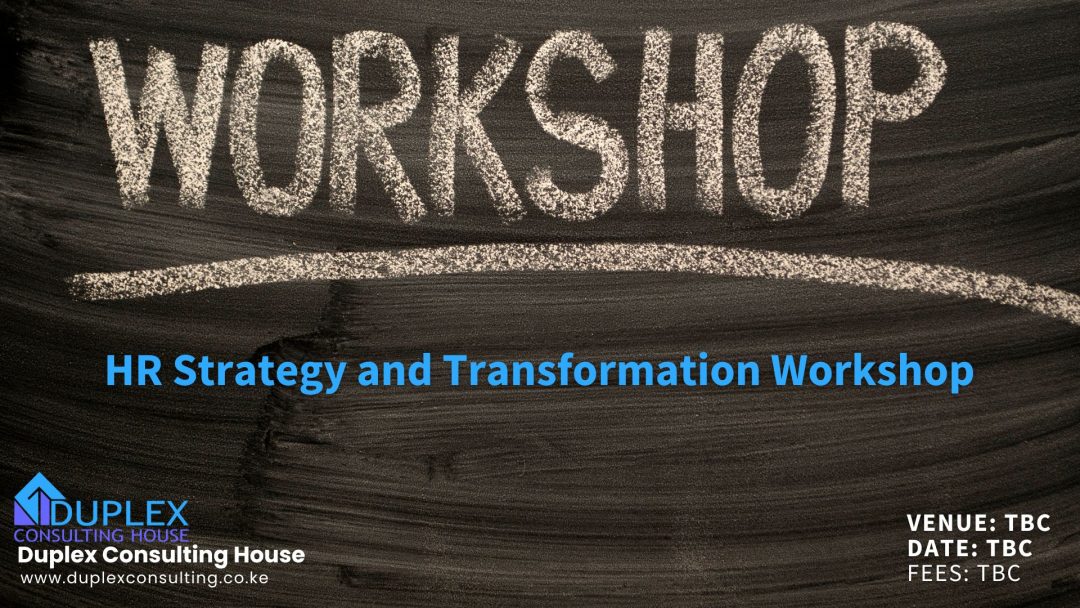 HR Strategy and Transformation Workshop